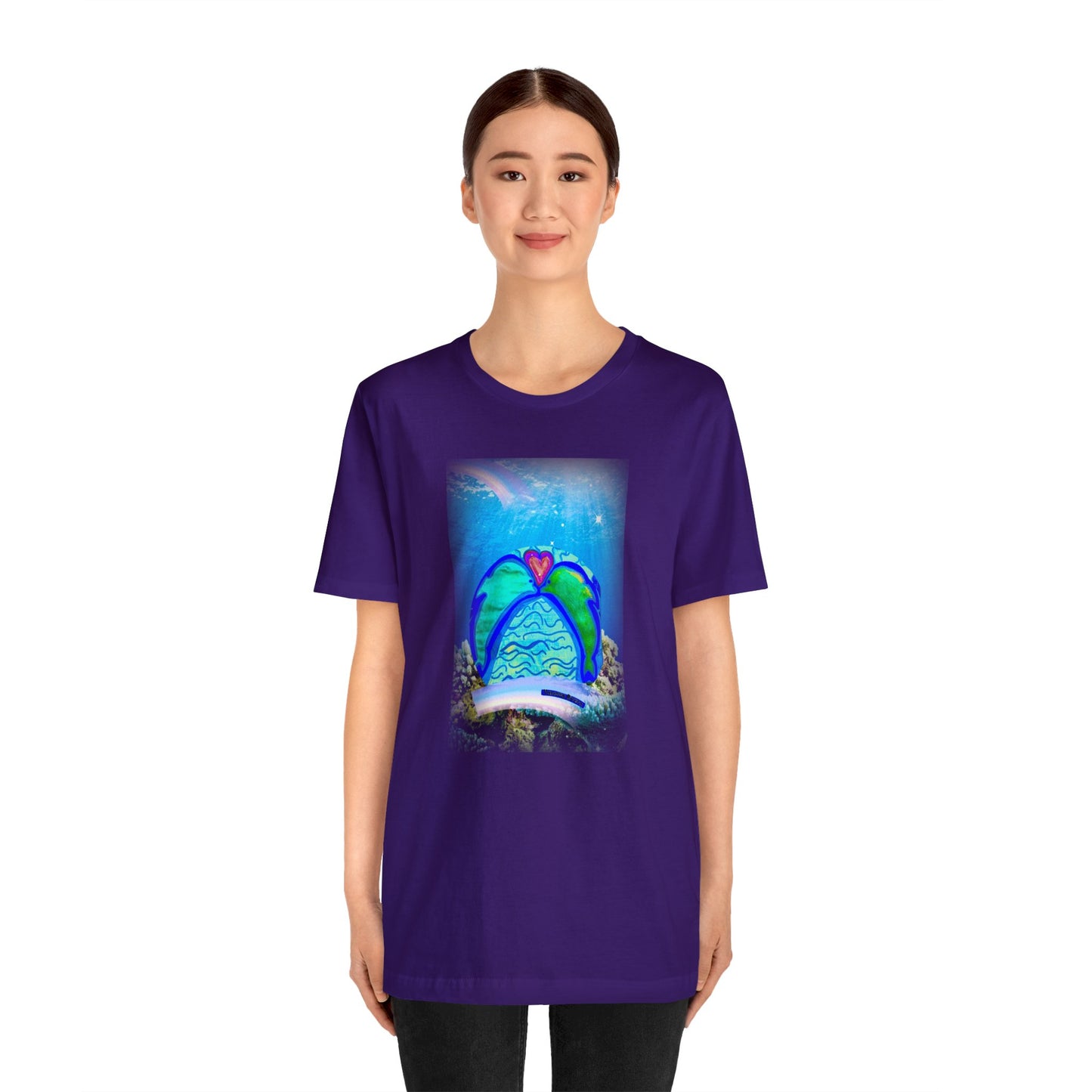 dolphin - Unisex Jersey Short Sleeve Tee