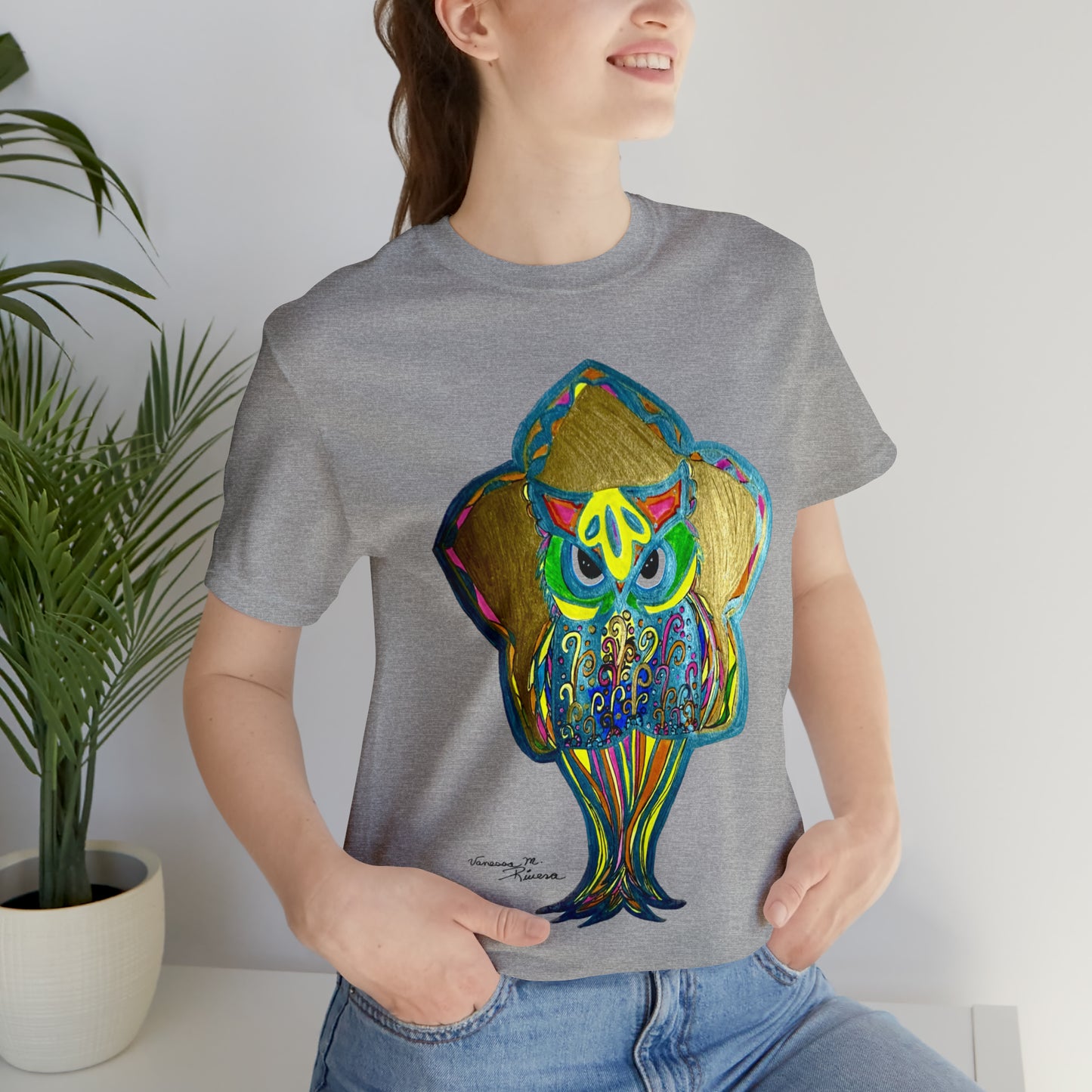 Owl - Unisex Jersey Short Sleeve Tee