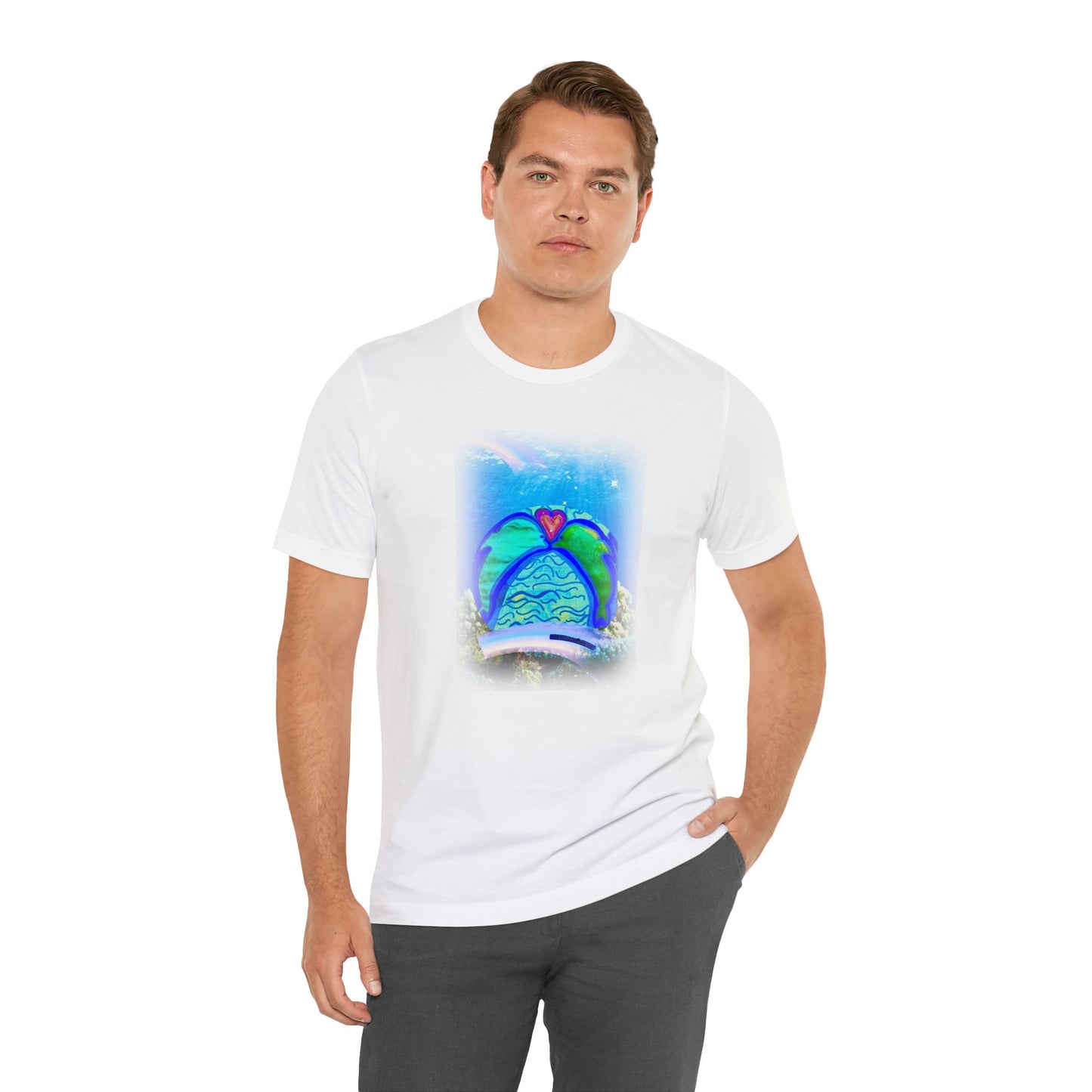 dolphin - Unisex Jersey Short Sleeve Tee