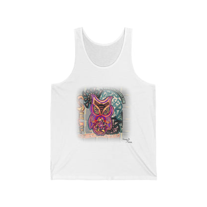 owl - Unisex Jersey Tank