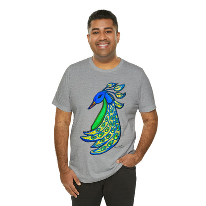 Peacock - Unisex Jersey Short Sleeve Tee