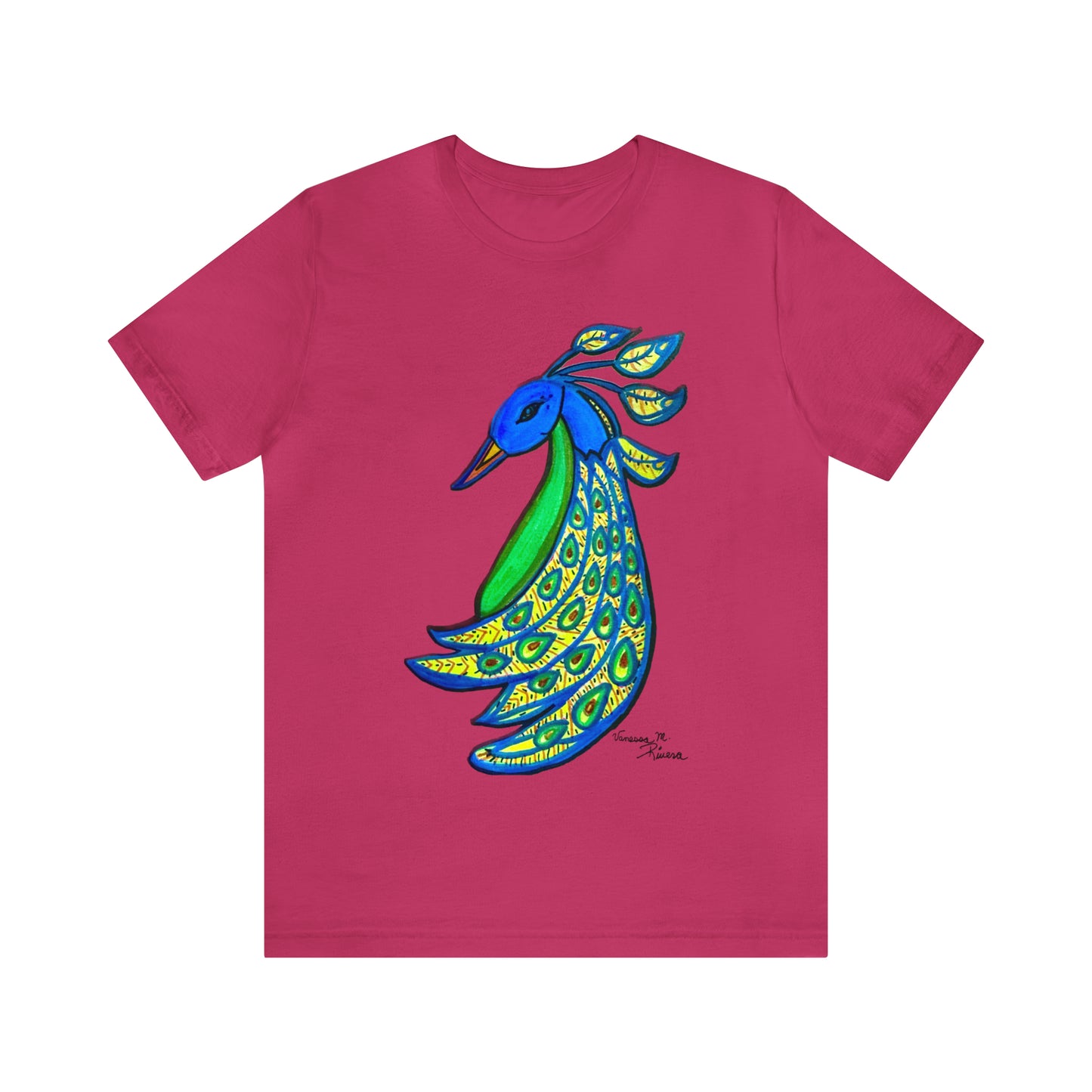 Peacock - Unisex Jersey Short Sleeve Tee