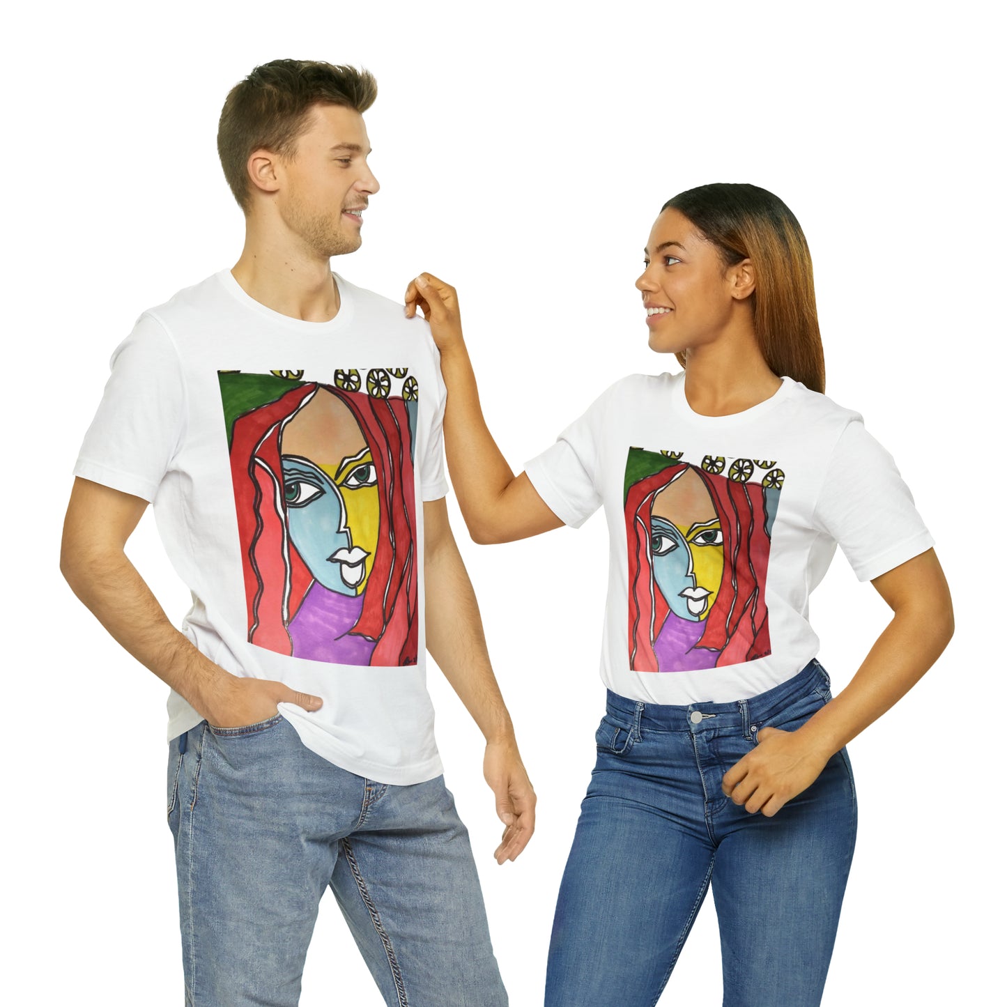 Face - Unisex Jersey Short Sleeve Tee