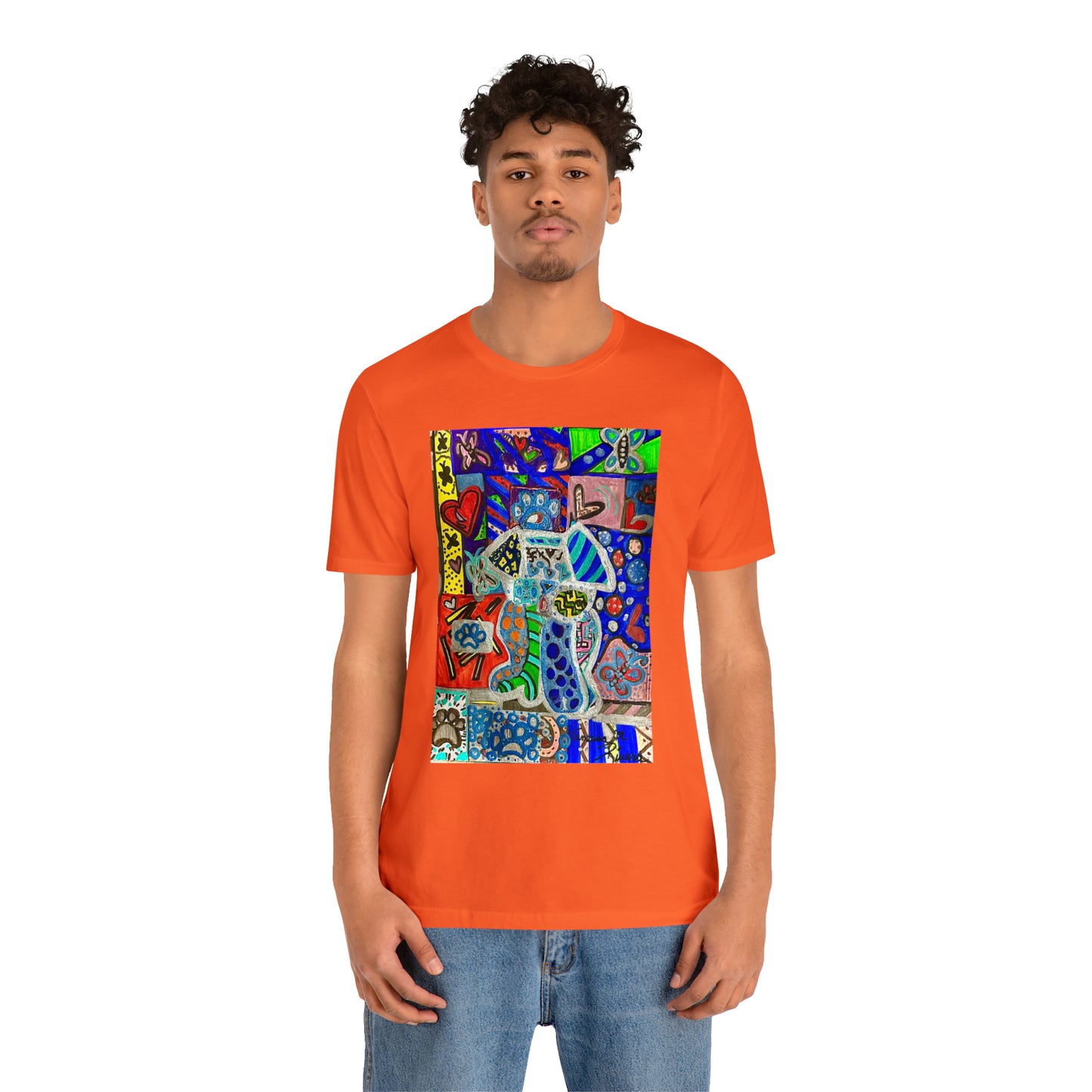 Abstract - Unisex Jersey Short Sleeve Tee