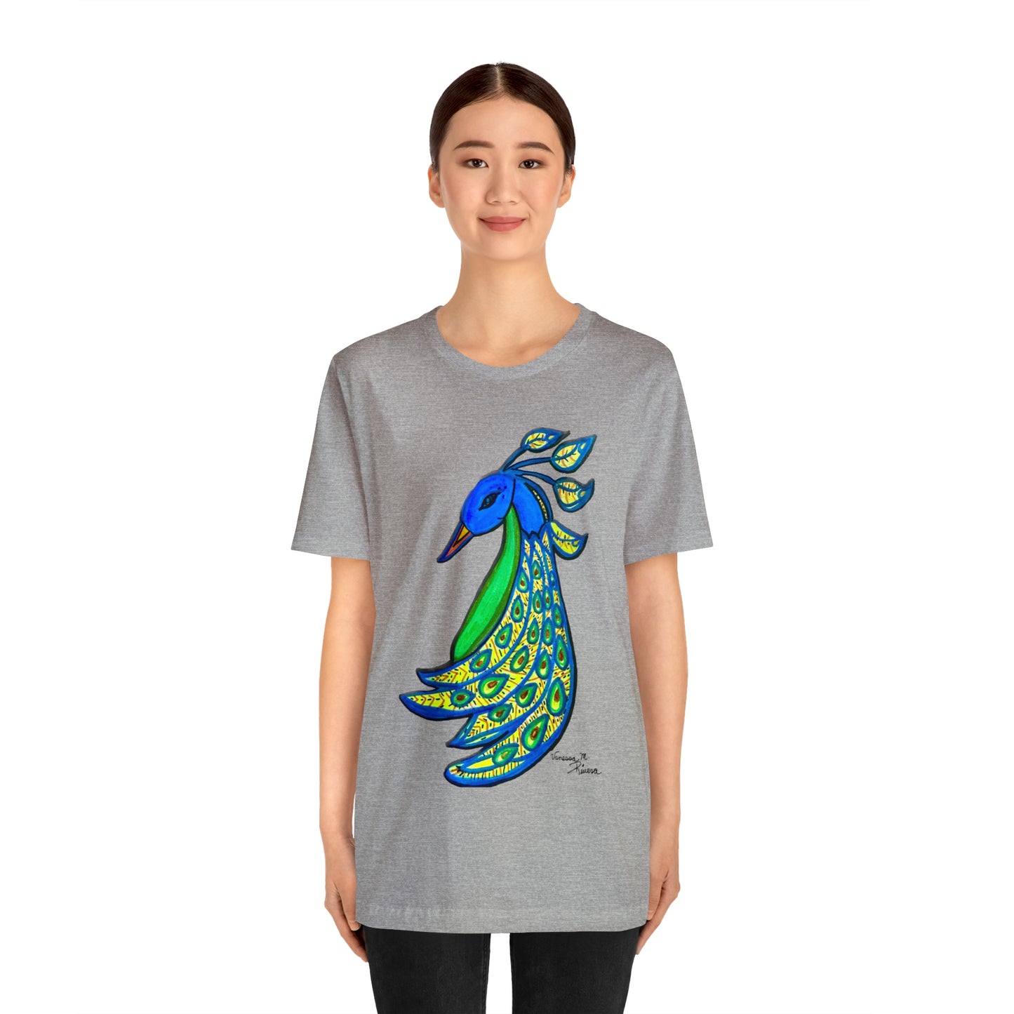 Peacock - Unisex Jersey Short Sleeve Tee