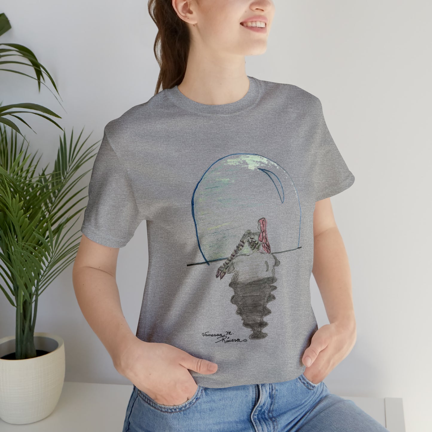 Moon - Unisex Jersey Short Sleeve Tee