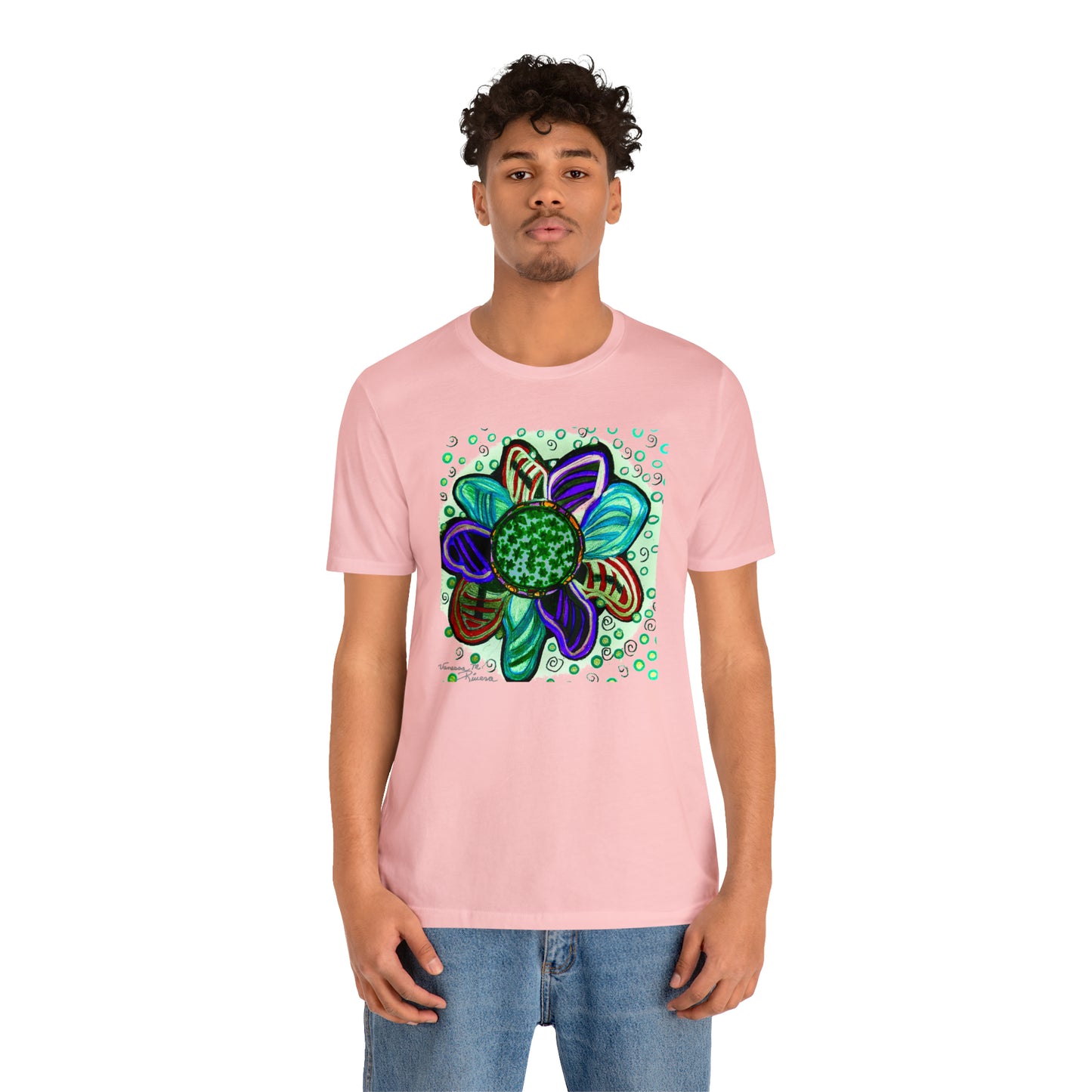 flower - Unisex Jersey Short Sleeve Tee