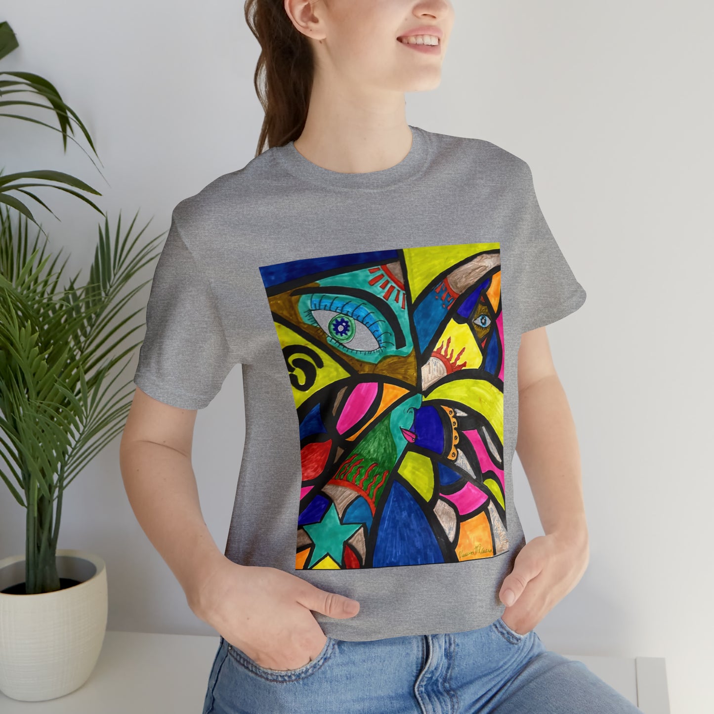 Abstract - Unisex Jersey Short Sleeve Tee