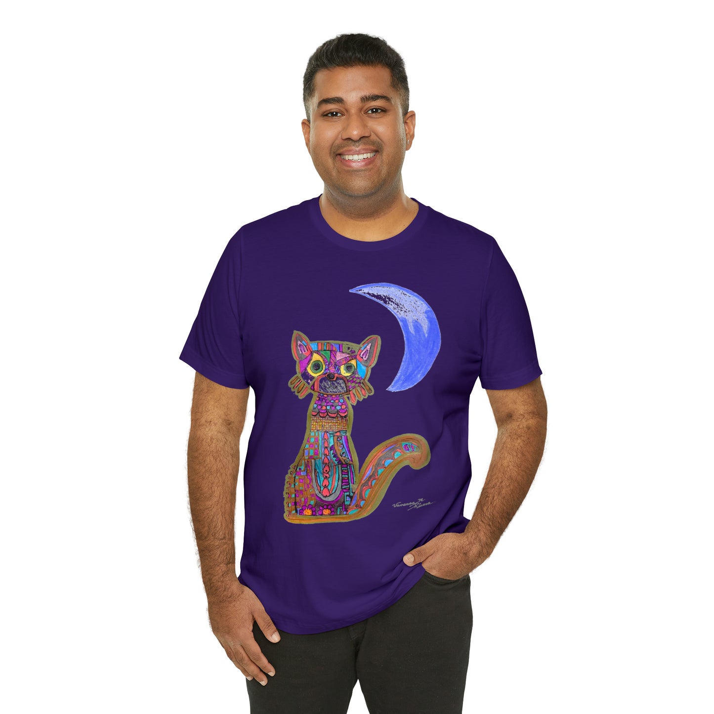 Cat - Unisex Jersey Short Sleeve Tee