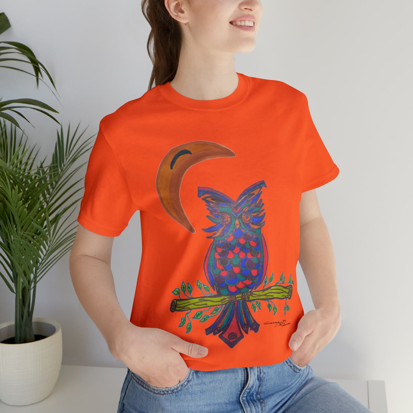 Owl - Unisex Jersey Short Sleeve Tee