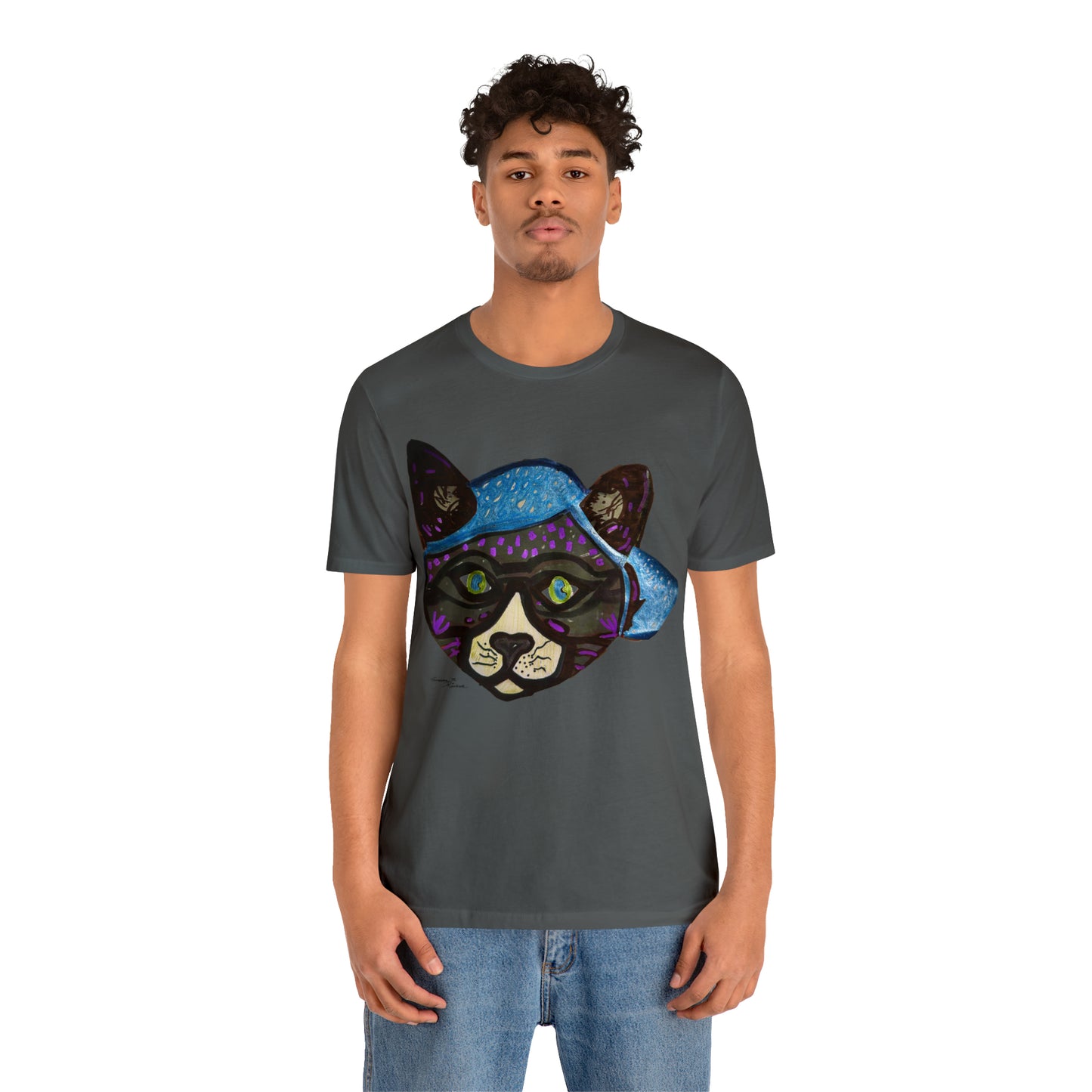 Cat - Unisex Jersey Short Sleeve Tee