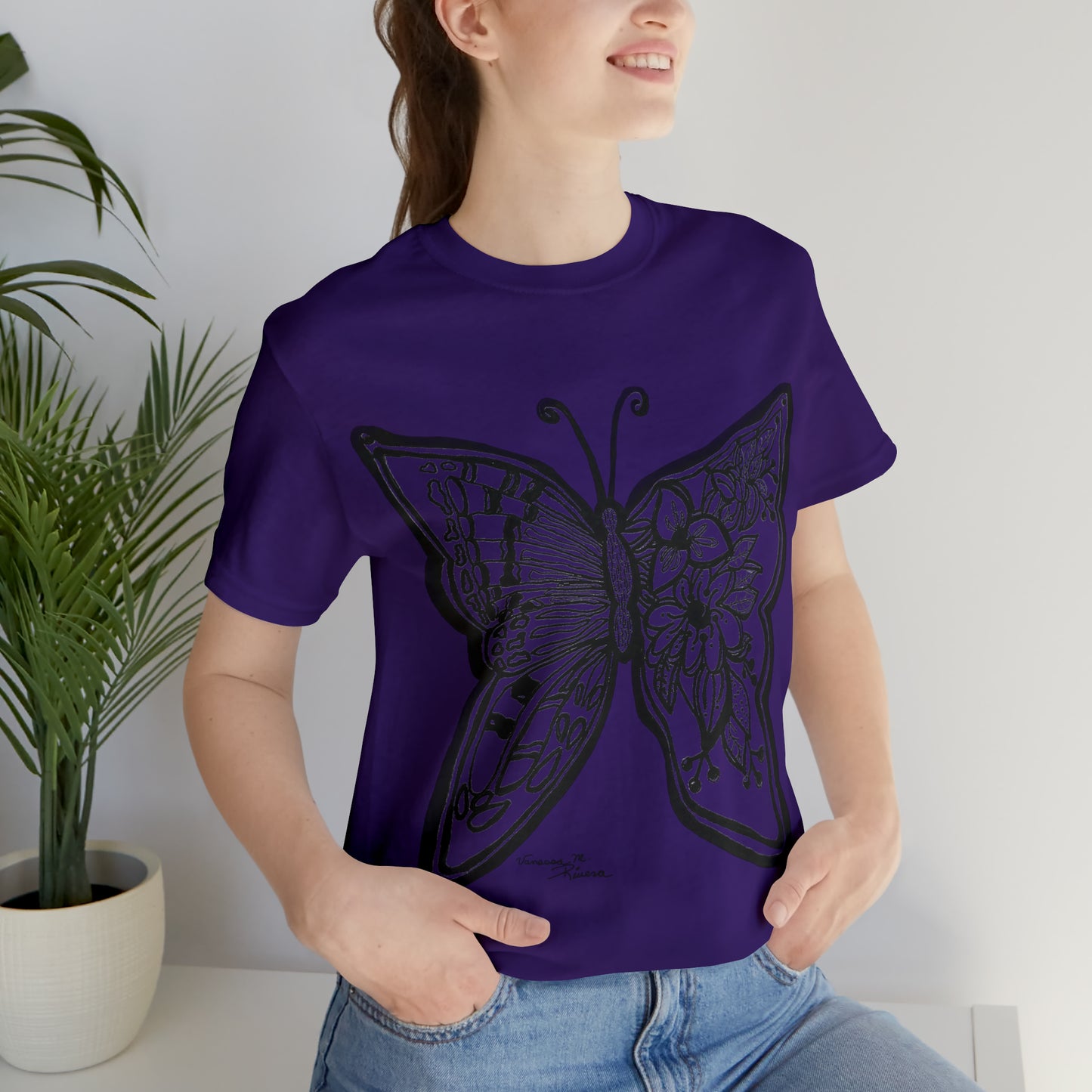 Butterfly - Unisex Jersey Short Sleeve Tee