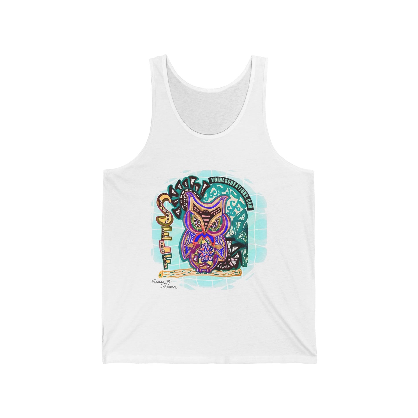 Owl - Unisex Jersey Tank