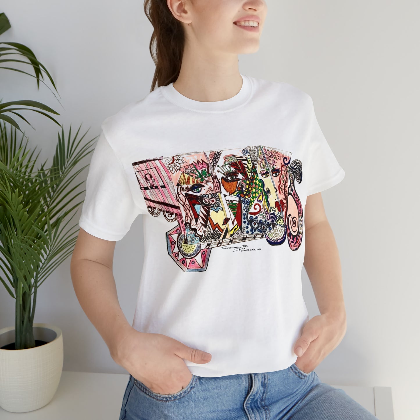 Faces - Unisex Jersey Short Sleeve Tee