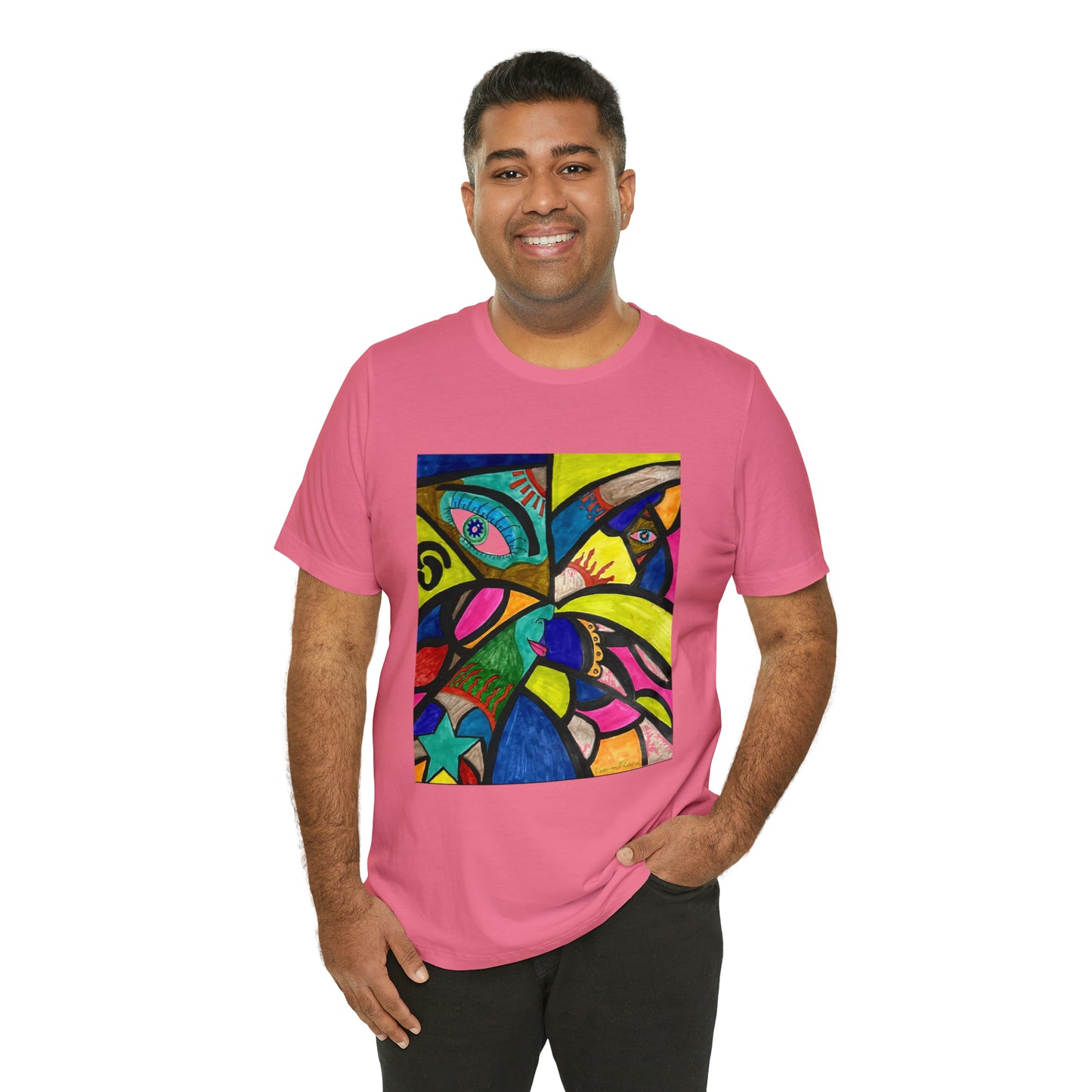 Abstract - Unisex Jersey Short Sleeve Tee