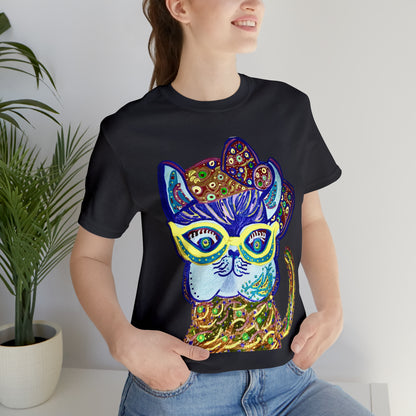 Cat - Unisex Jersey Short Sleeve Tee