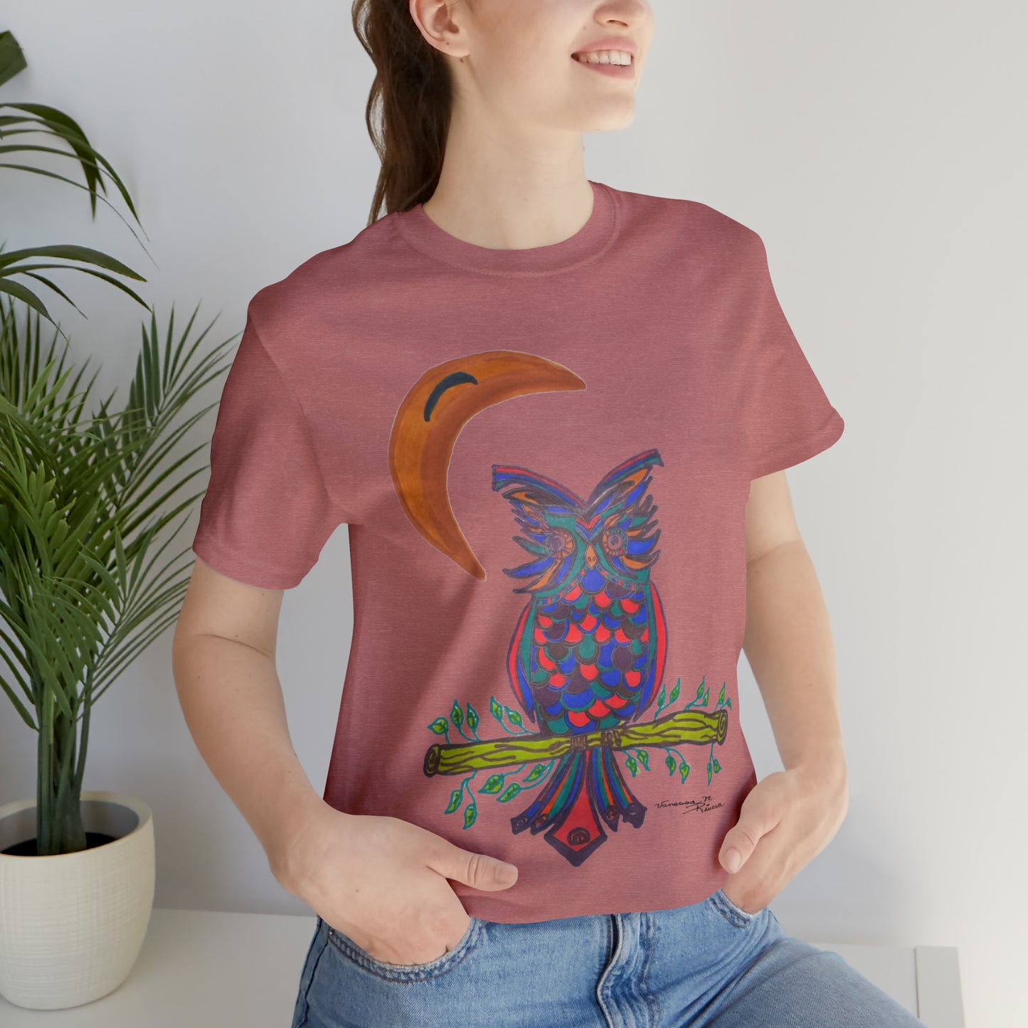 Owl - Unisex Jersey Short Sleeve Tee