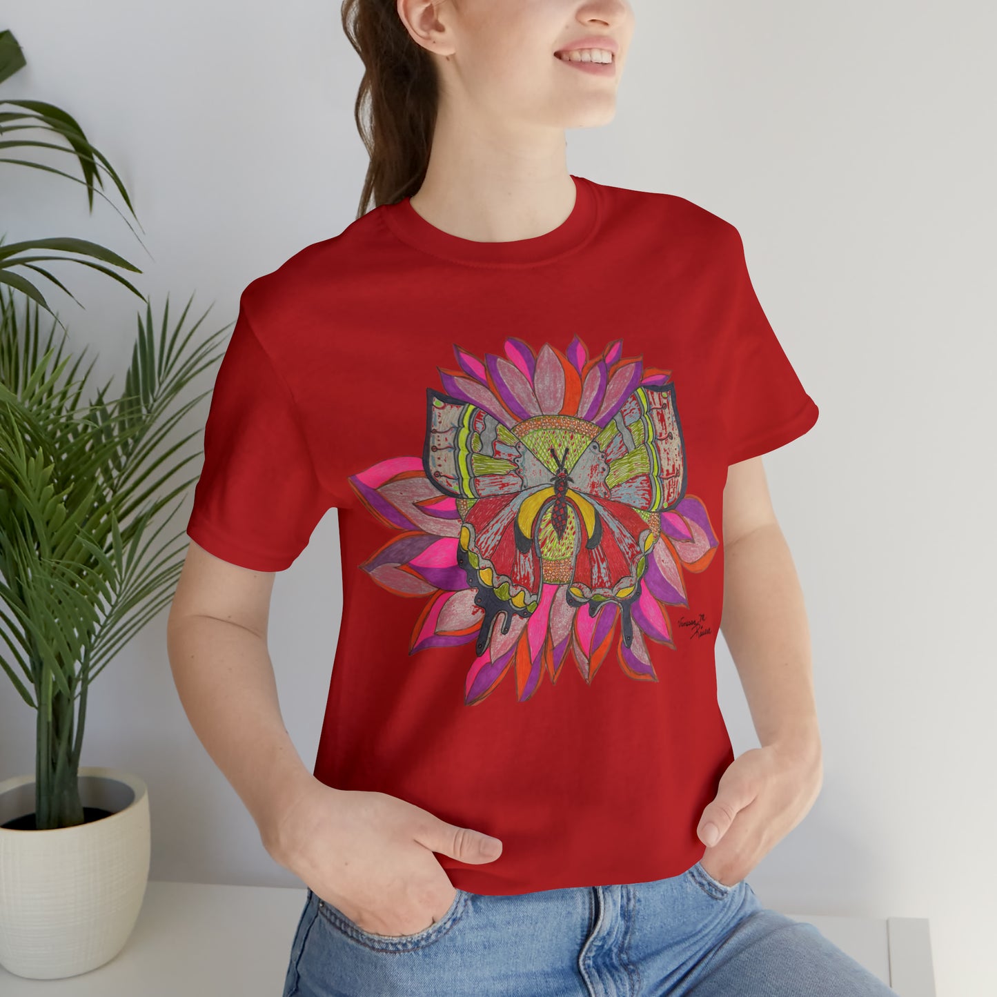 Butterfly - Unisex Jersey Short Sleeve Tee