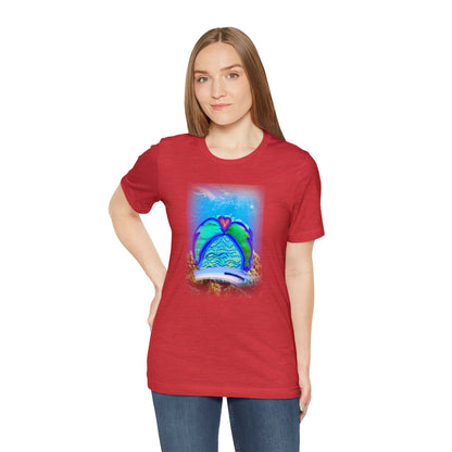 dolphin - Unisex Jersey Short Sleeve Tee