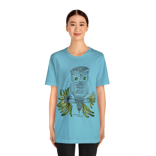 Owl - Unisex Jersey Short Sleeve Tee