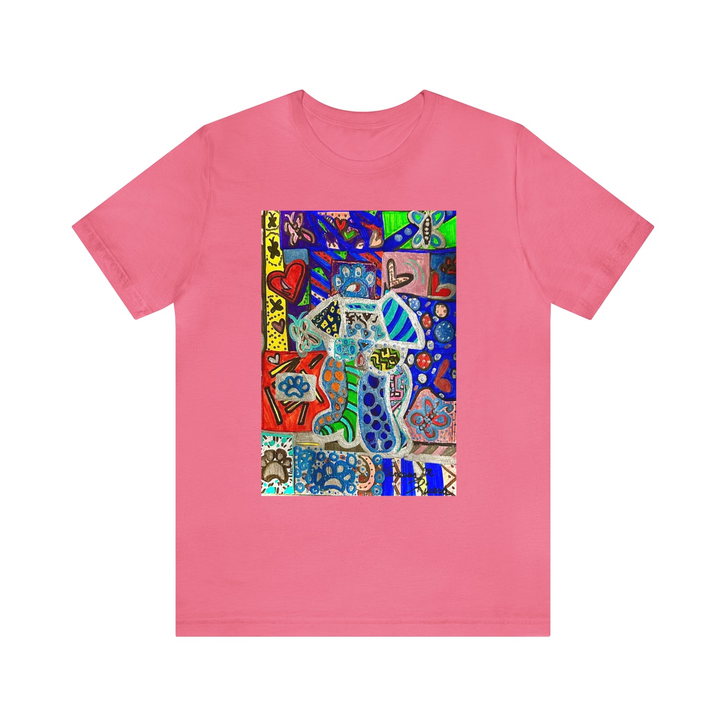 Abstract - Unisex Jersey Short Sleeve Tee