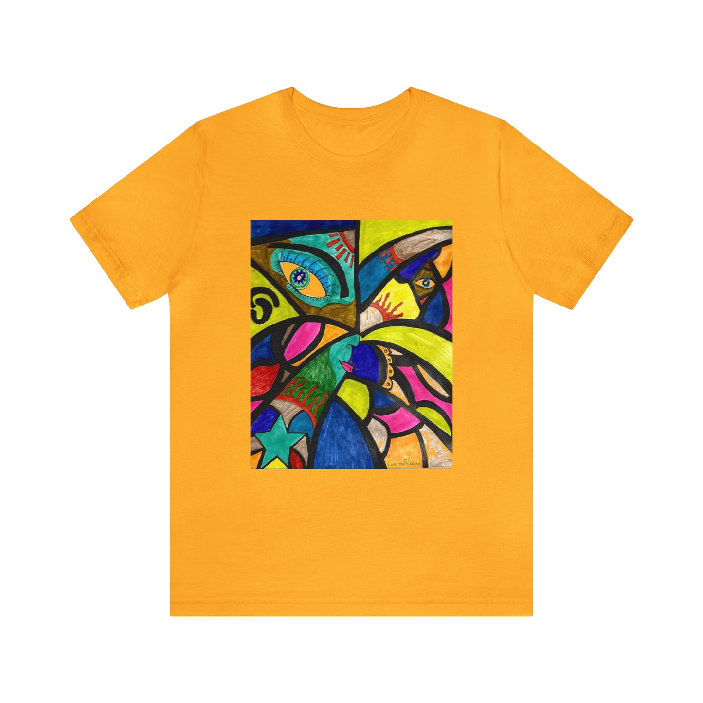 Abstract - Unisex Jersey Short Sleeve Tee