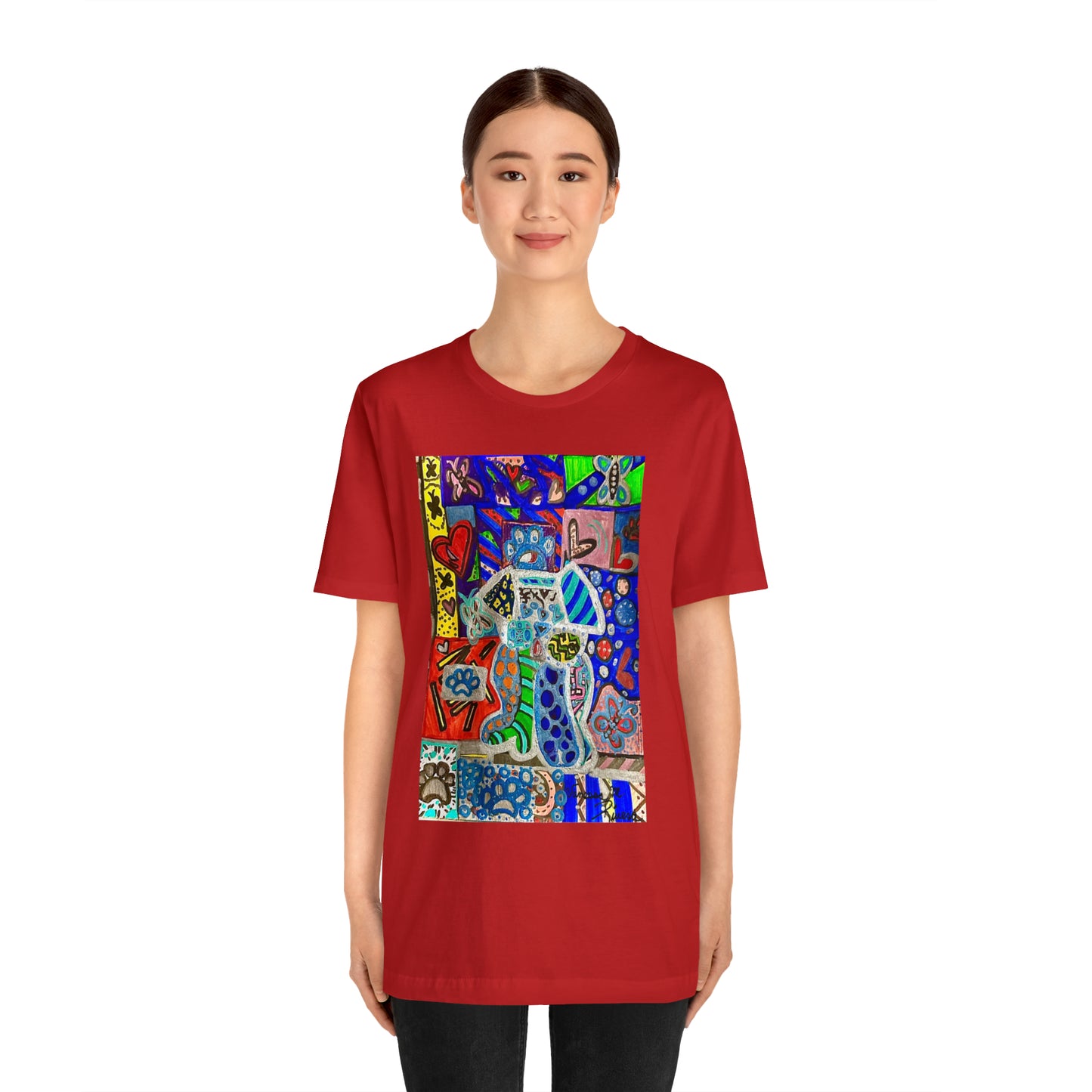 Abstract - Unisex Jersey Short Sleeve Tee