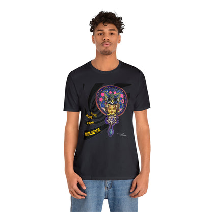 owl - Unisex Jersey Short Sleeve Tee