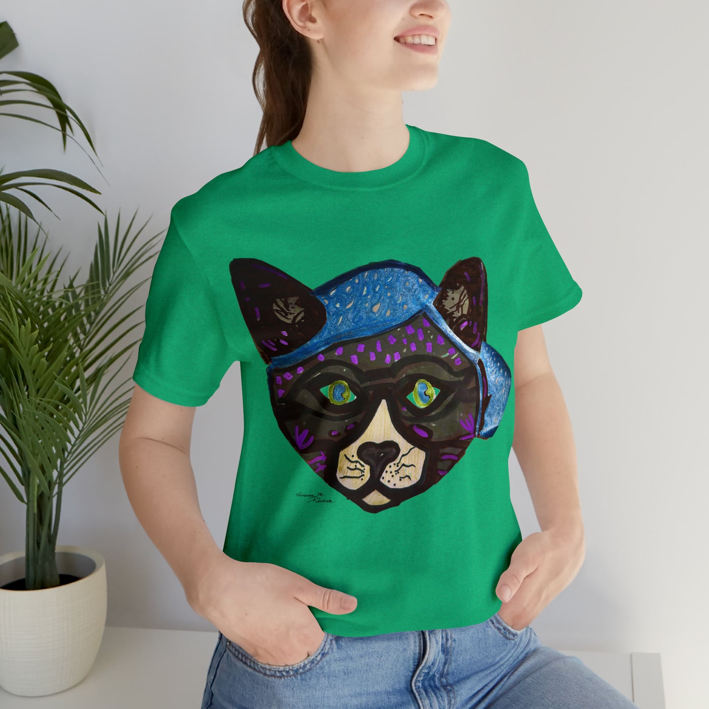 Cat - Unisex Jersey Short Sleeve Tee