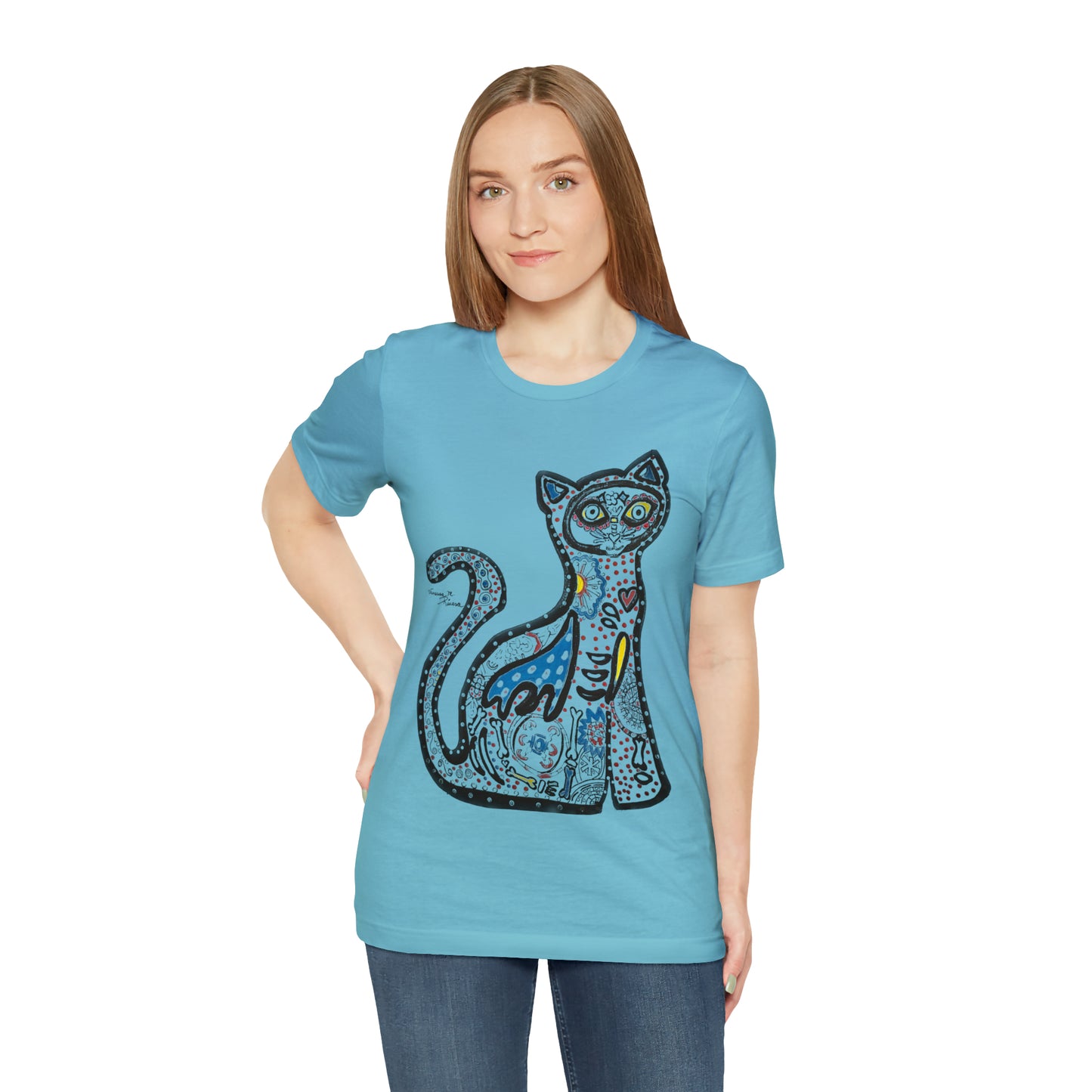 Cat - Unisex Jersey Short Sleeve Tee