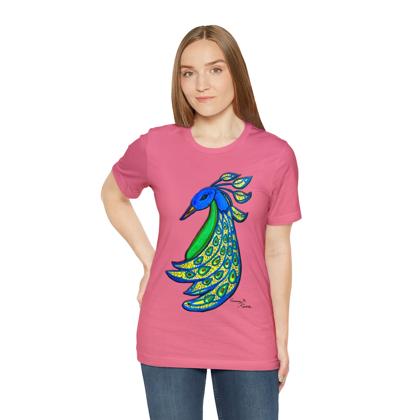 Peacock - Unisex Jersey Short Sleeve Tee