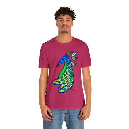 Peacock - Unisex Jersey Short Sleeve Tee