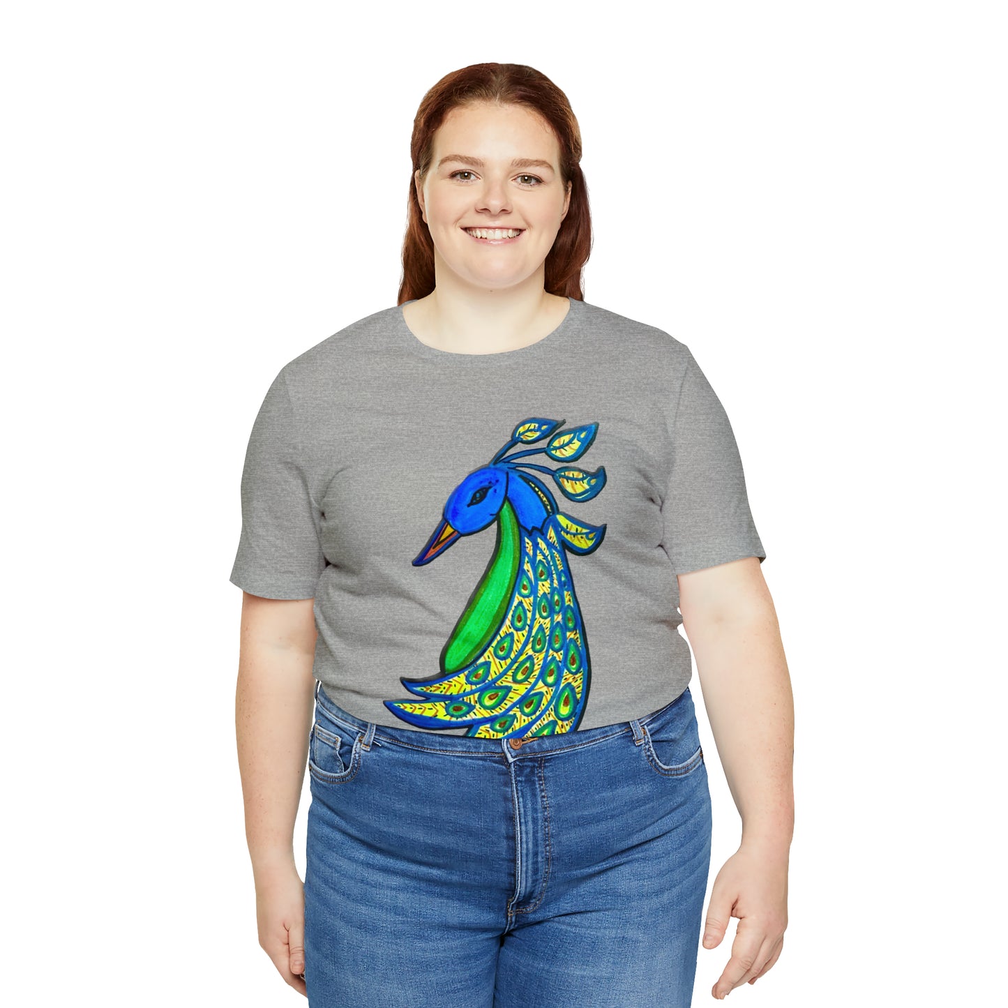 Peacock - Unisex Jersey Short Sleeve Tee