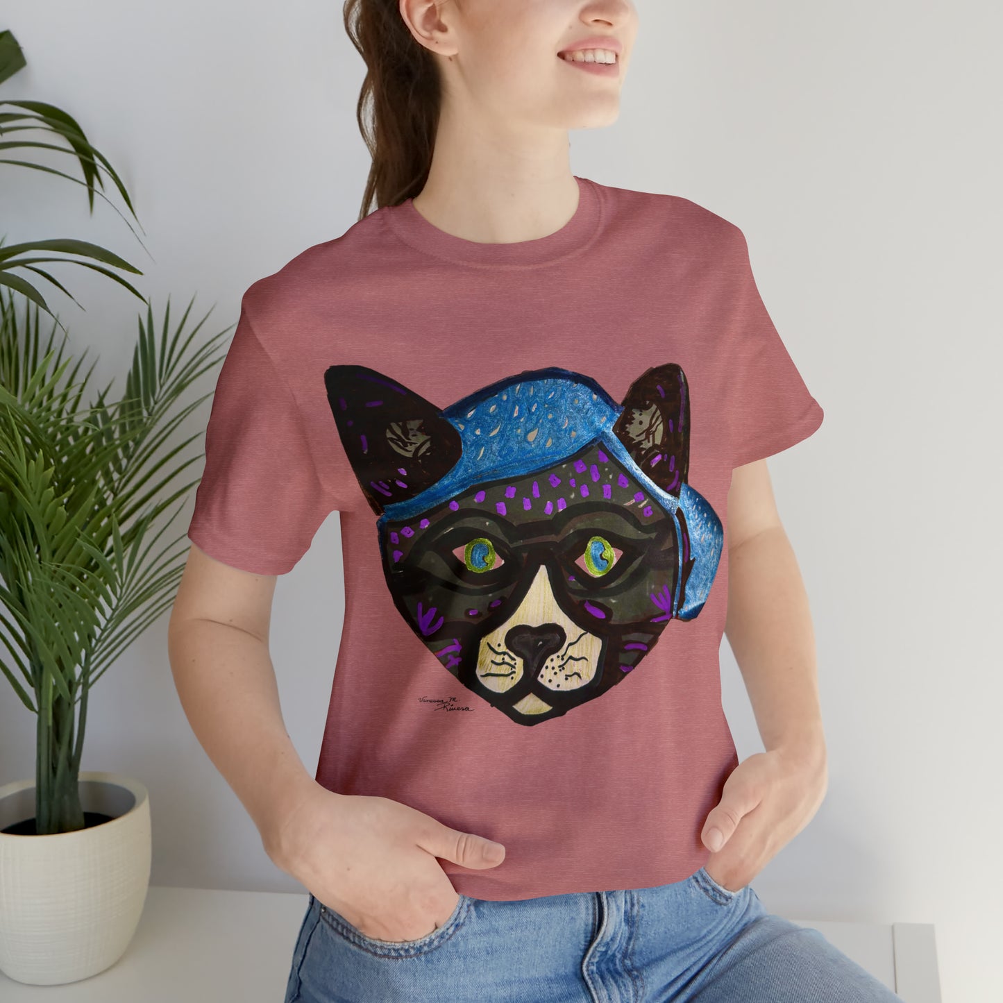 Cat - Unisex Jersey Short Sleeve Tee