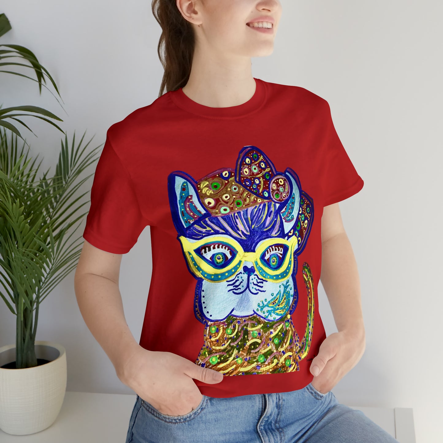 Cat - Unisex Jersey Short Sleeve Tee