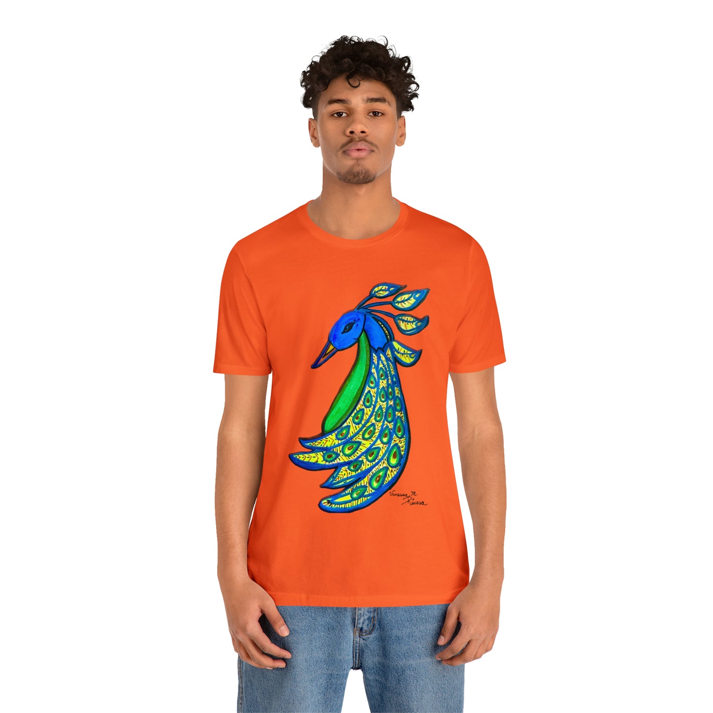 Peacock - Unisex Jersey Short Sleeve Tee