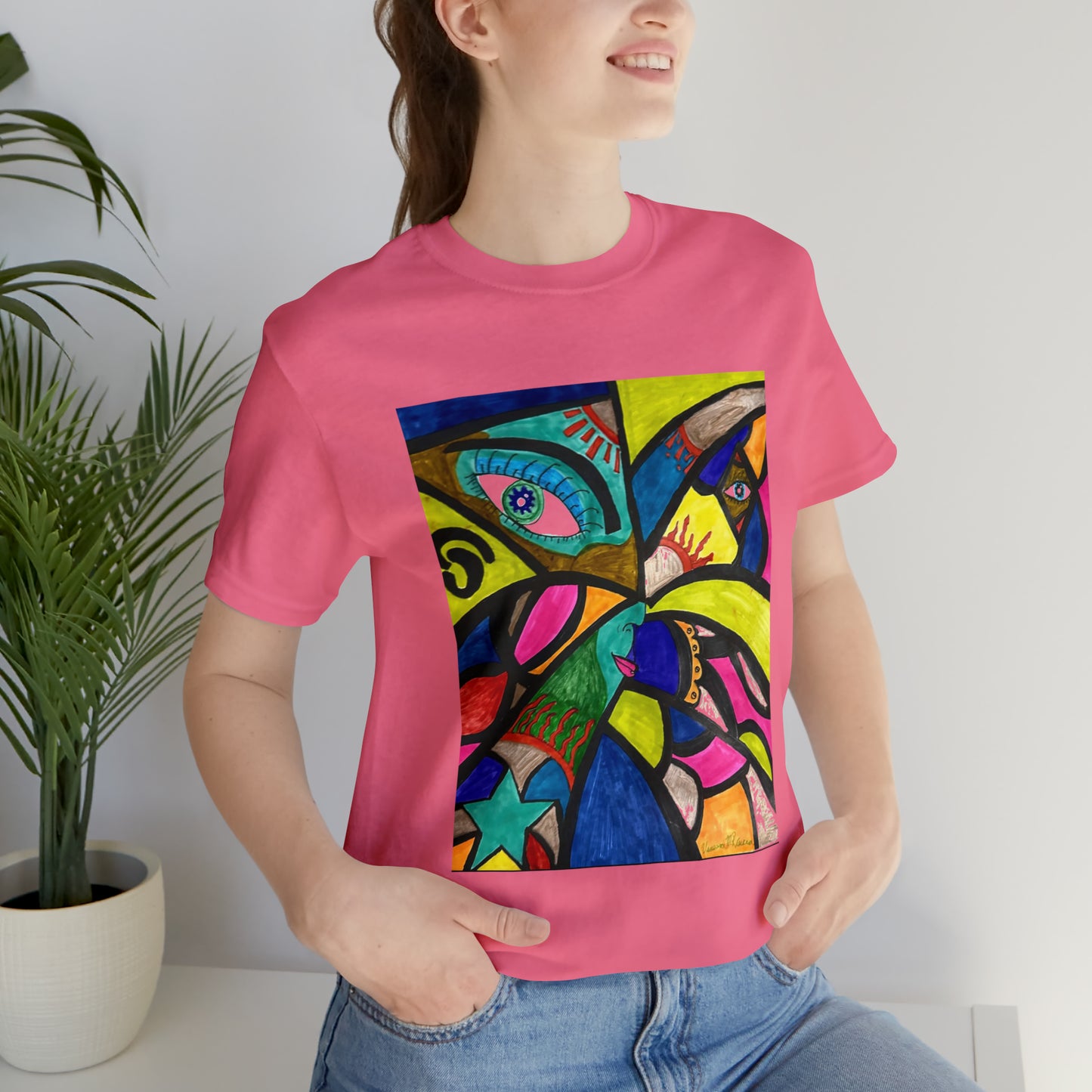 Abstract - Unisex Jersey Short Sleeve Tee