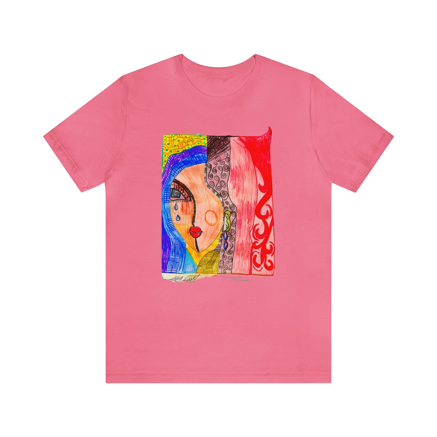 face - Unisex Jersey Short Sleeve Tee