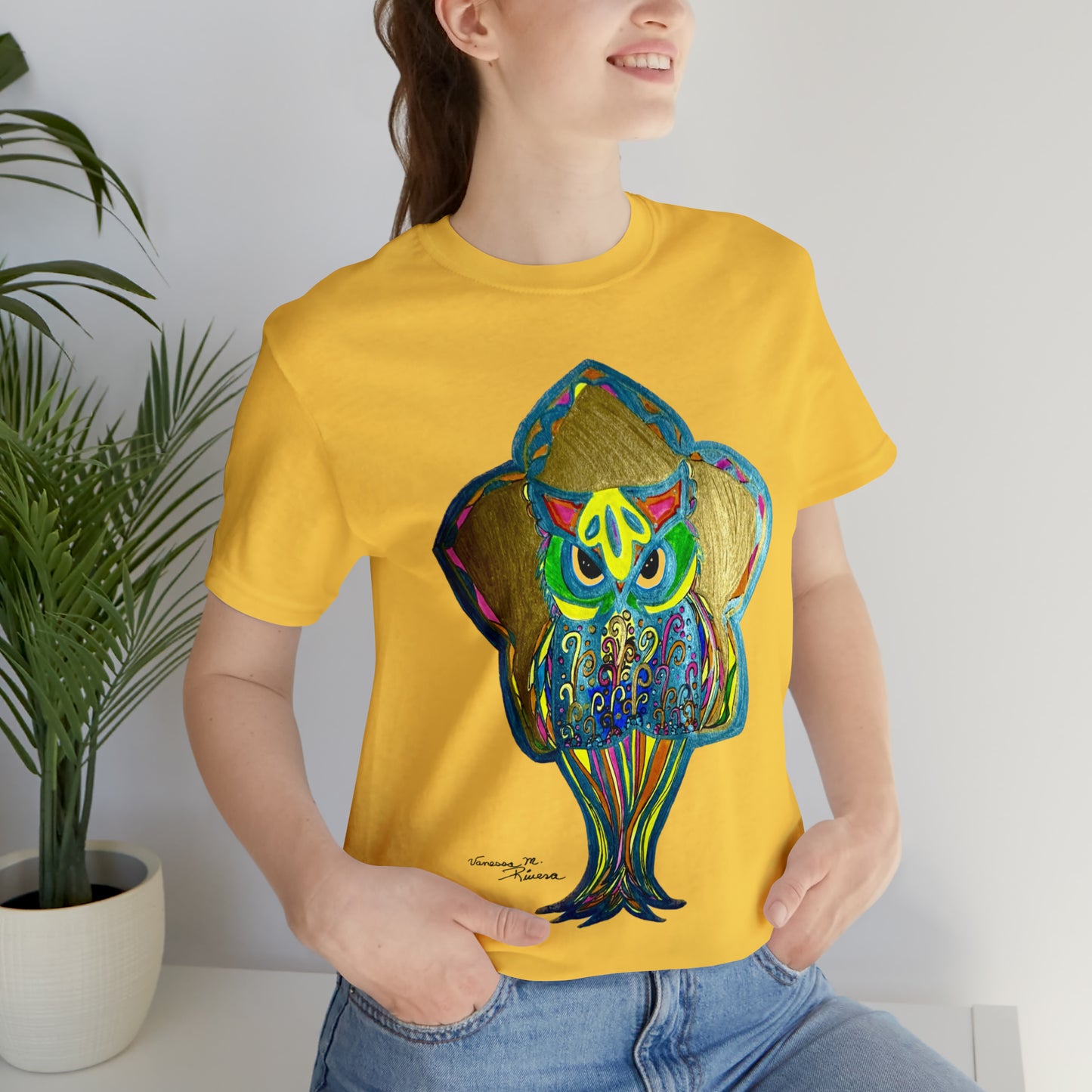 Owl - Unisex Jersey Short Sleeve Tee