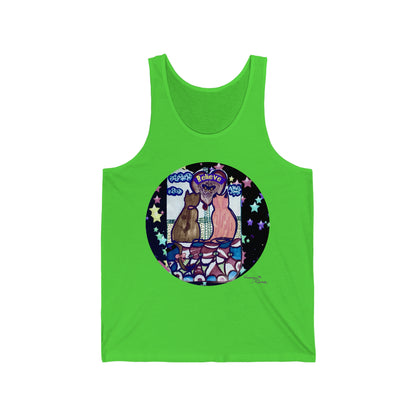 Cat - Unisex Jersey Tank