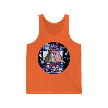 Cat - Unisex Jersey Tank