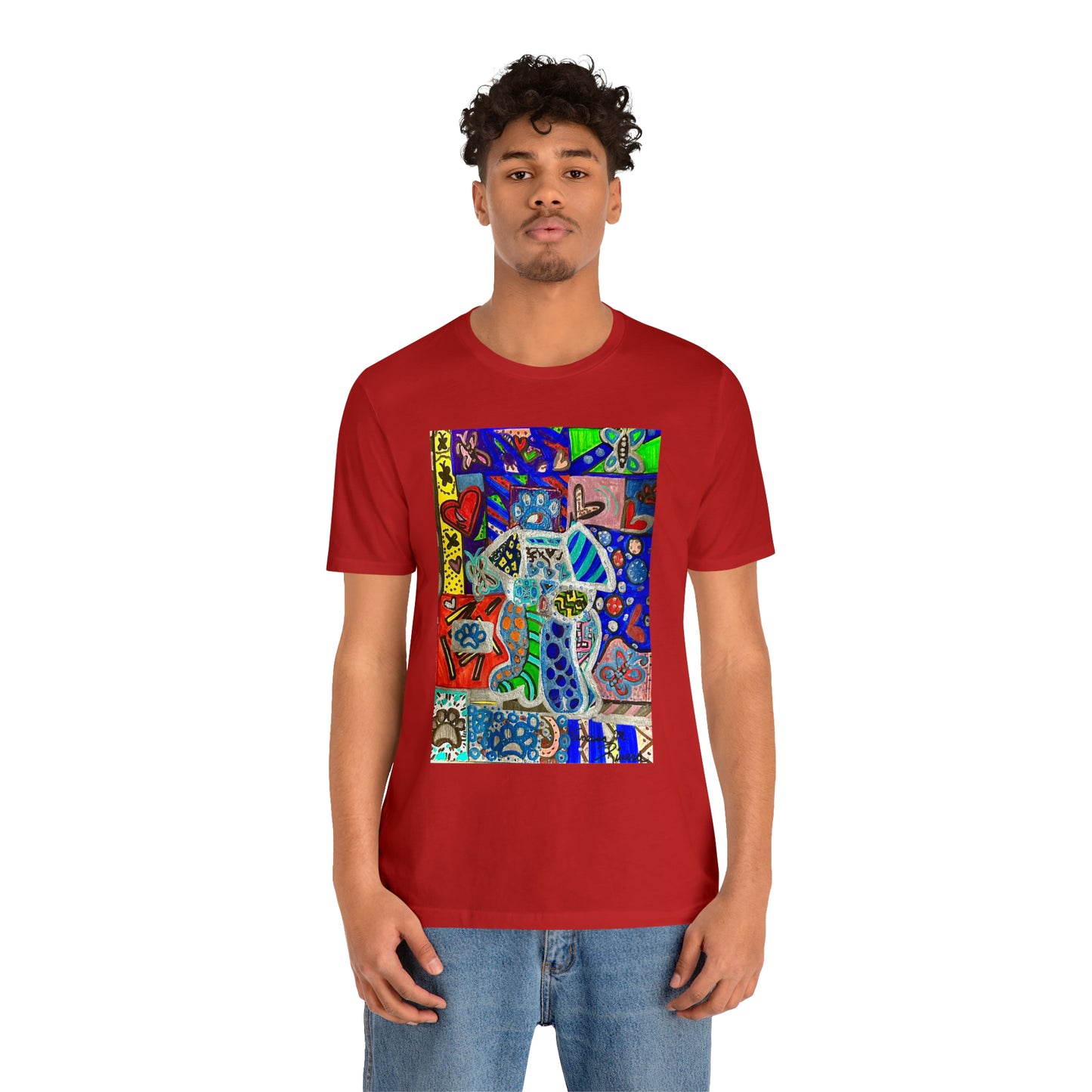 Abstract - Unisex Jersey Short Sleeve Tee