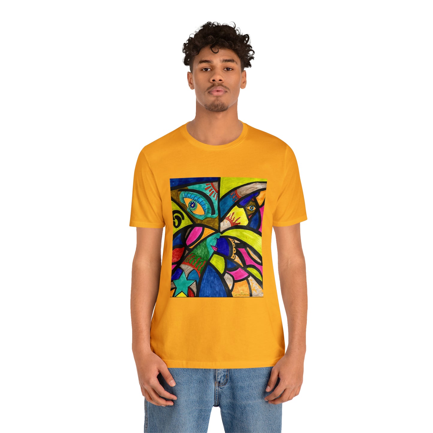 Abstract - Unisex Jersey Short Sleeve Tee