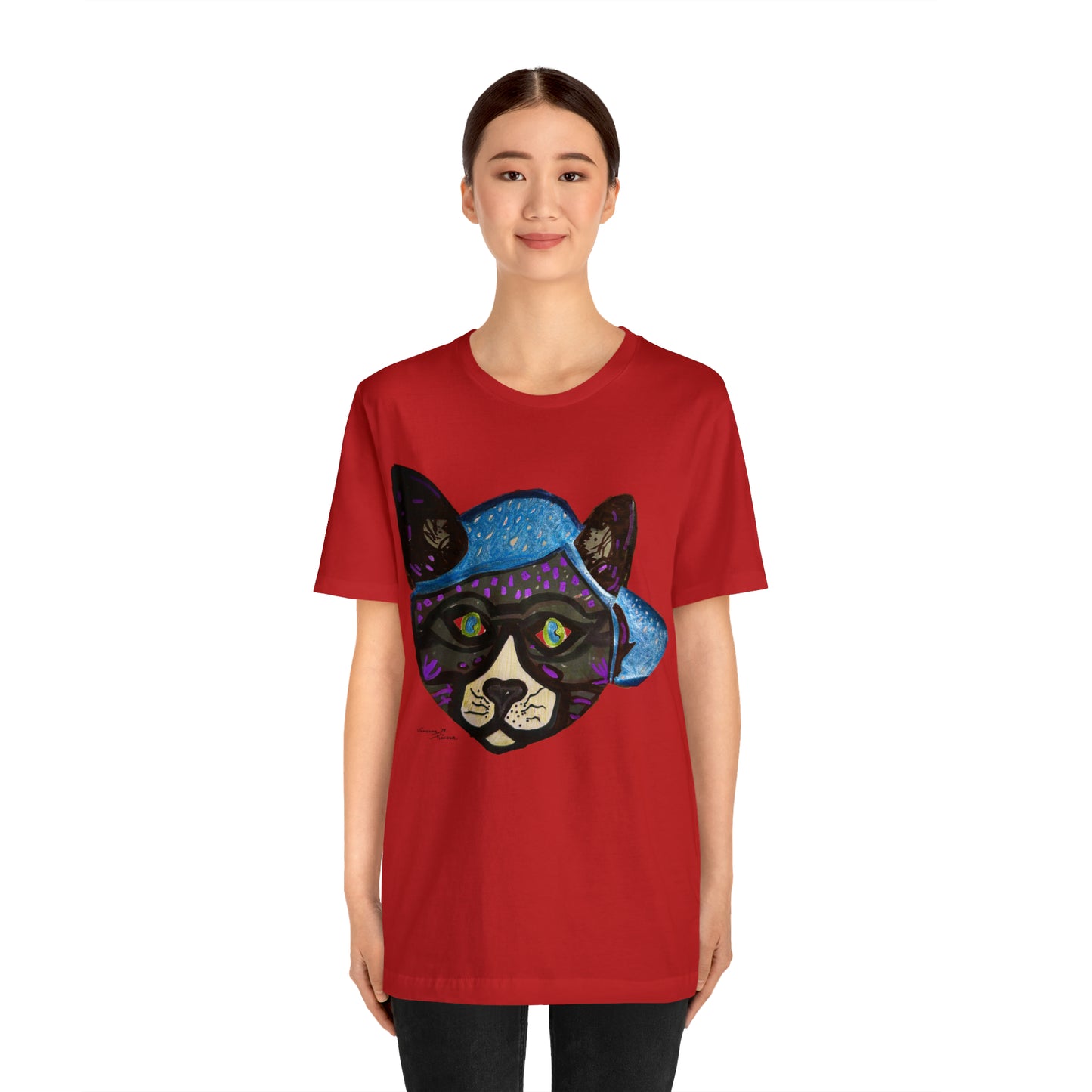 Cat - Unisex Jersey Short Sleeve Tee