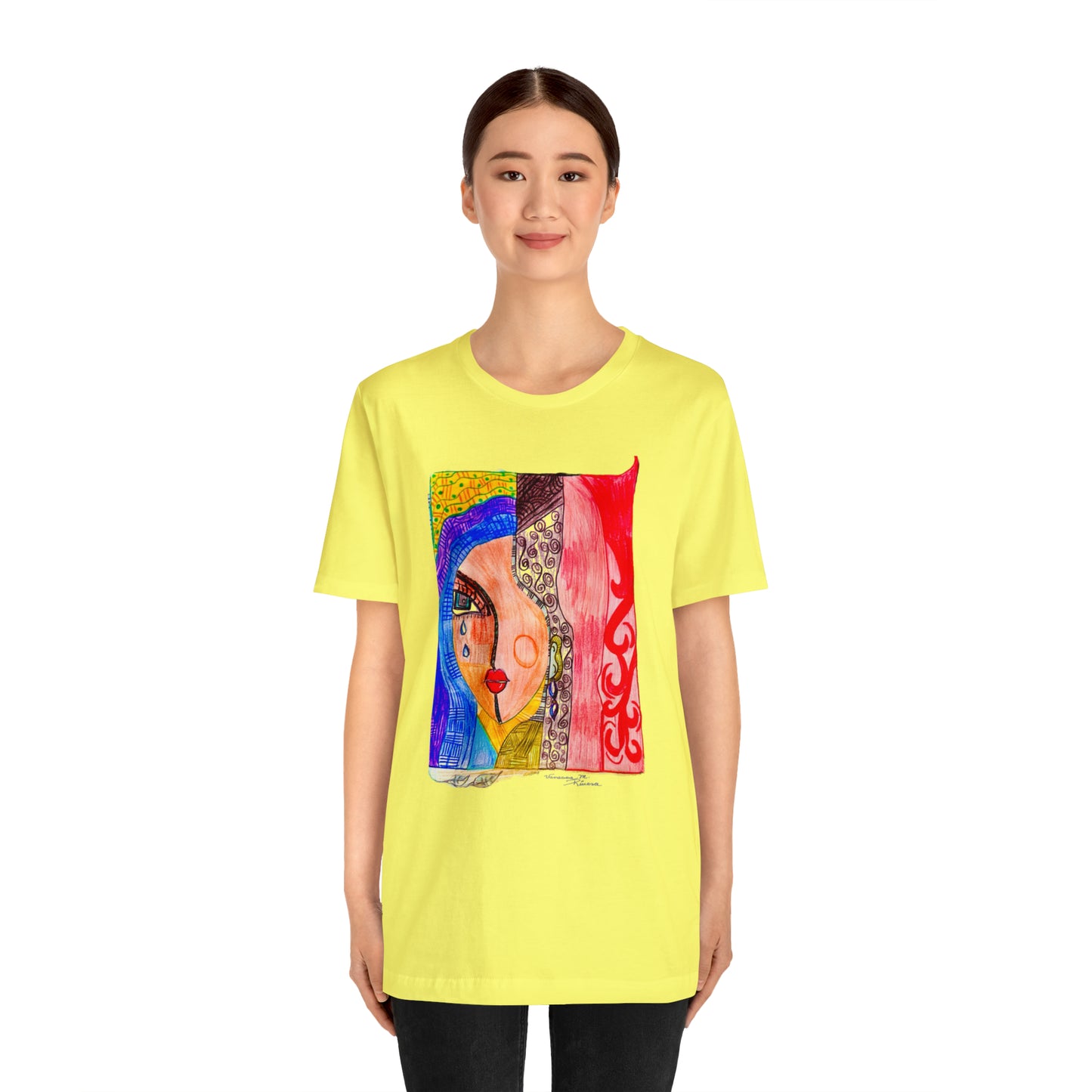 face - Unisex Jersey Short Sleeve Tee