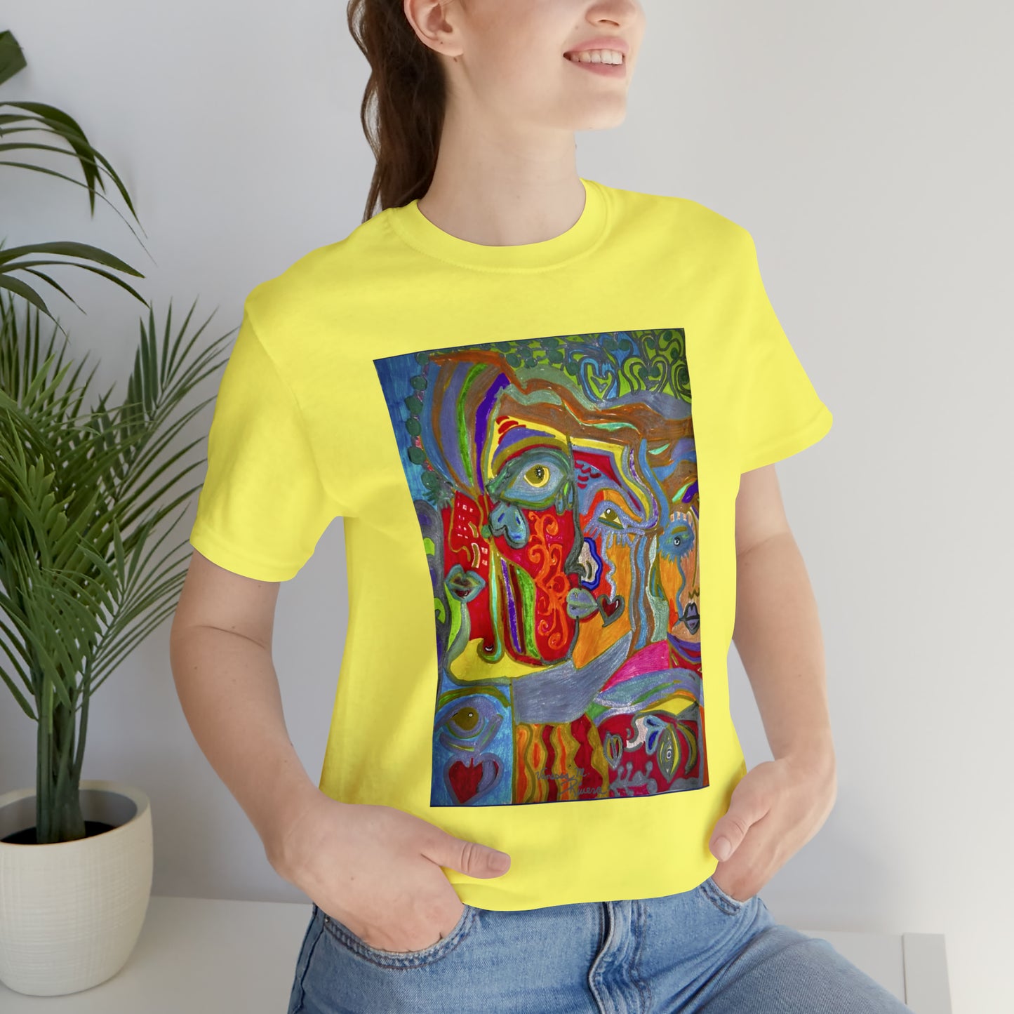 Abstract - Unisex Jersey Short Sleeve Tee