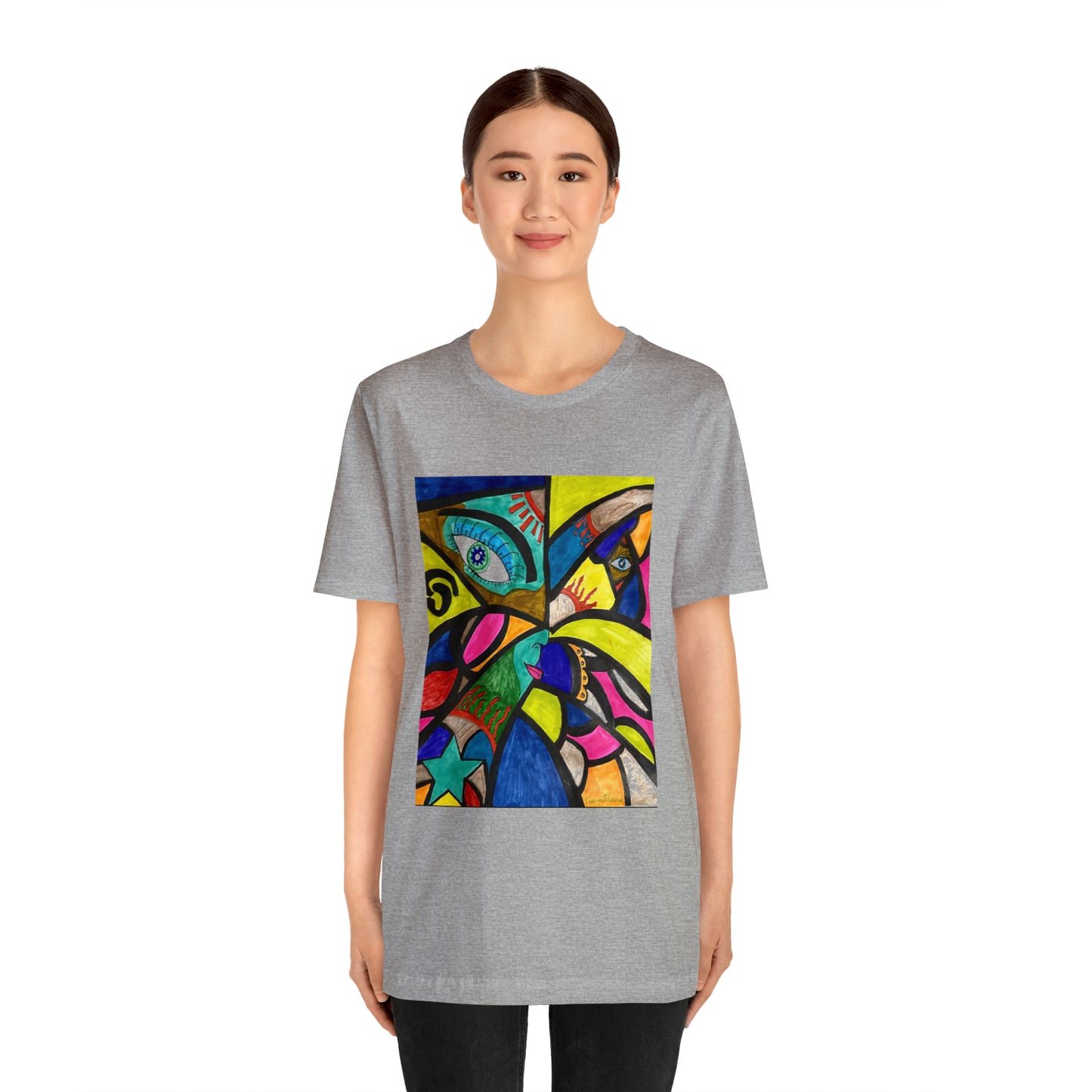 Abstract - Unisex Jersey Short Sleeve Tee