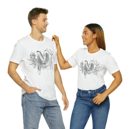 V - Unisex Jersey Short Sleeve Tee