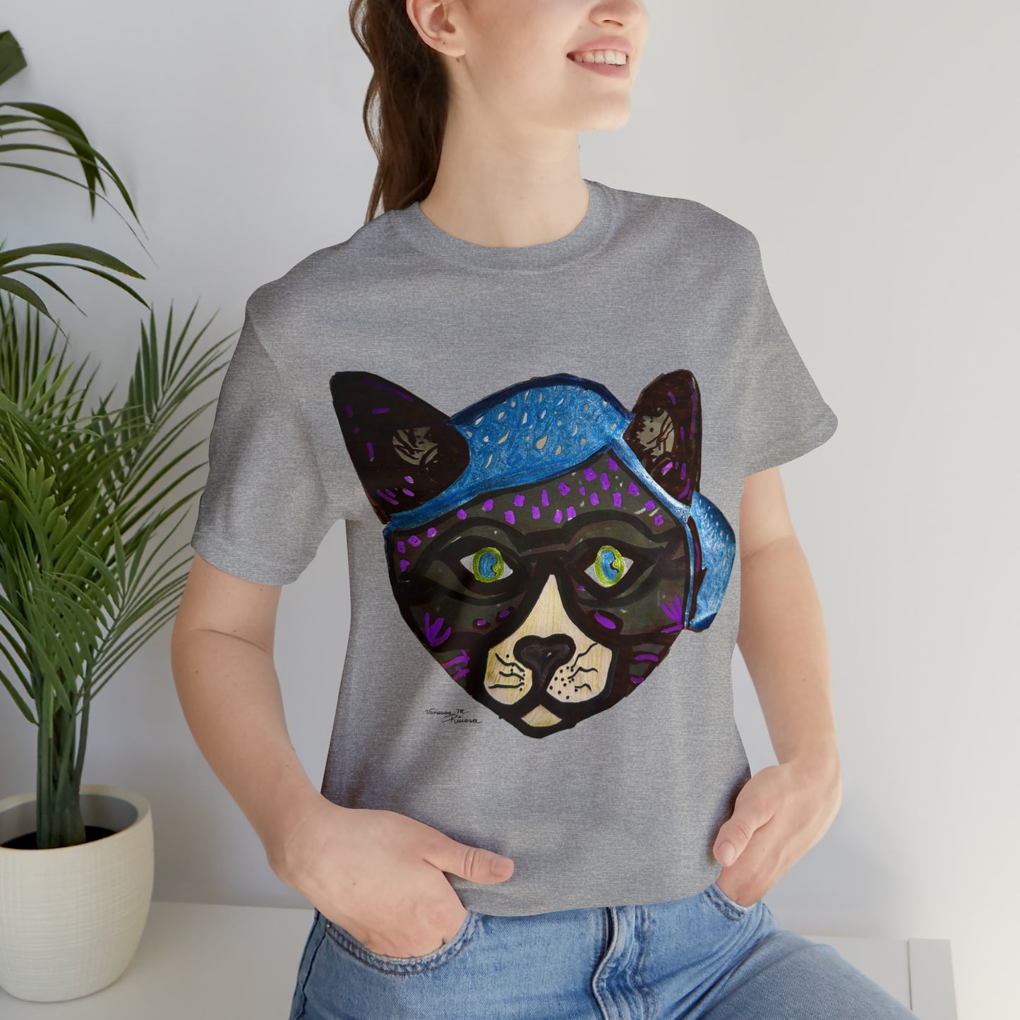 Cat - Unisex Jersey Short Sleeve Tee