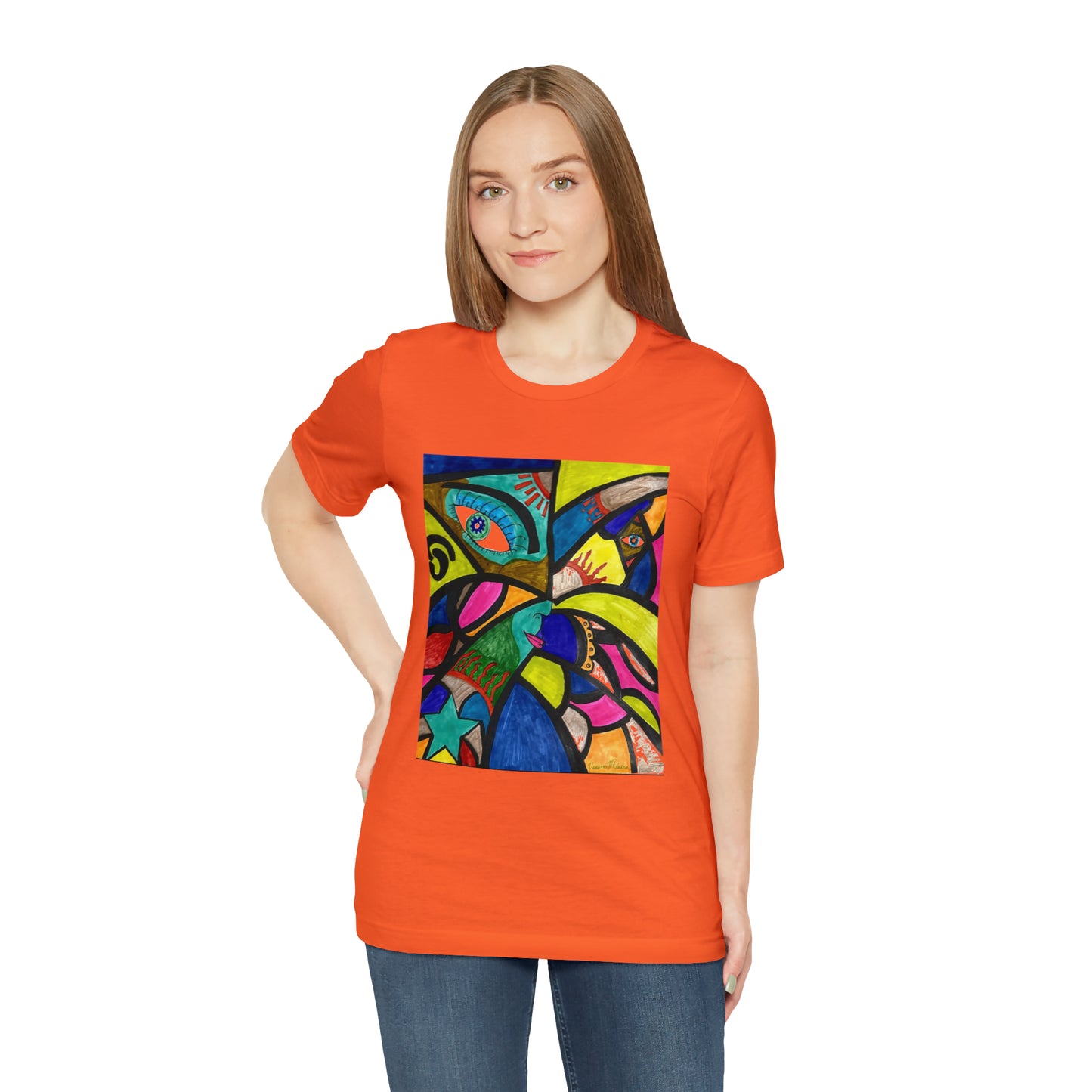 Abstract - Unisex Jersey Short Sleeve Tee